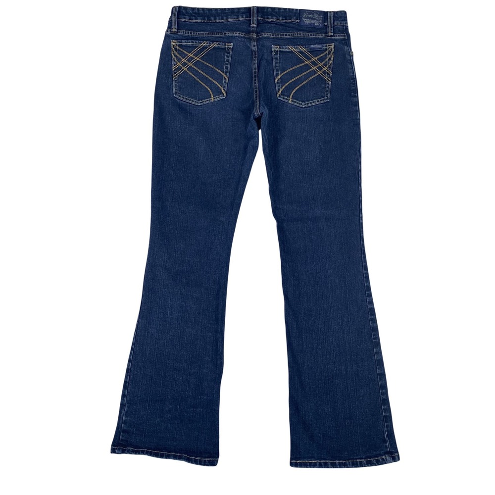 Vintage Levi Strauss Signature Bootcut Jeans Juniors 11 Low Rise Slim Button Fly